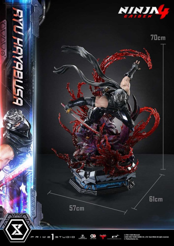 Ninja Gaiden 4 Ultimate Premium Masterline Series Statue 1/4 Ryu Hayabusa Deluxe Bonus Version 70 cm 9