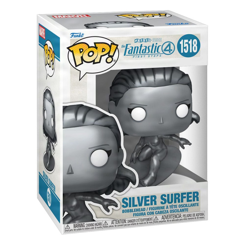 The Fantastic Four: First Steps POP! Marvel Vinyl Figure Silver Surfer 9 cm 1