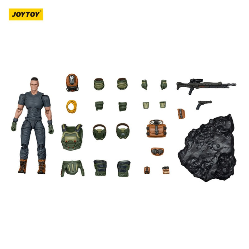 Steel Ride Corps Dark Source Action Figur Assaulter Stephen 7 cm 9