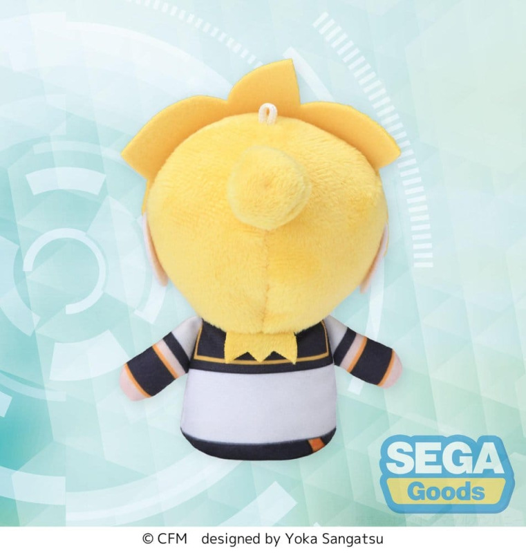 Kagamine Rin & Len Fuwa Petit Plush Figure Kagamine Len Finger Mascot 10 cm 3