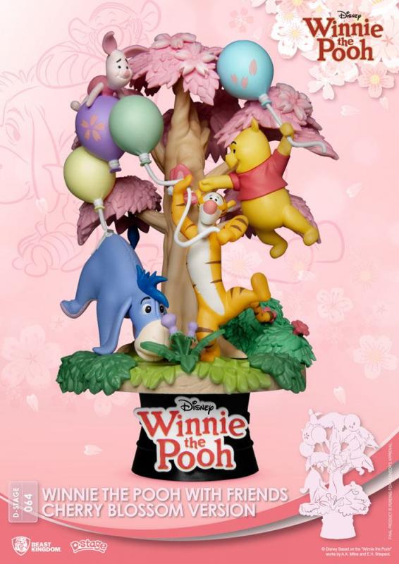Disney: Winnie the Pooh - D-Stage PVC Diorama - Cherry Blossom Version - Beast Kingdom