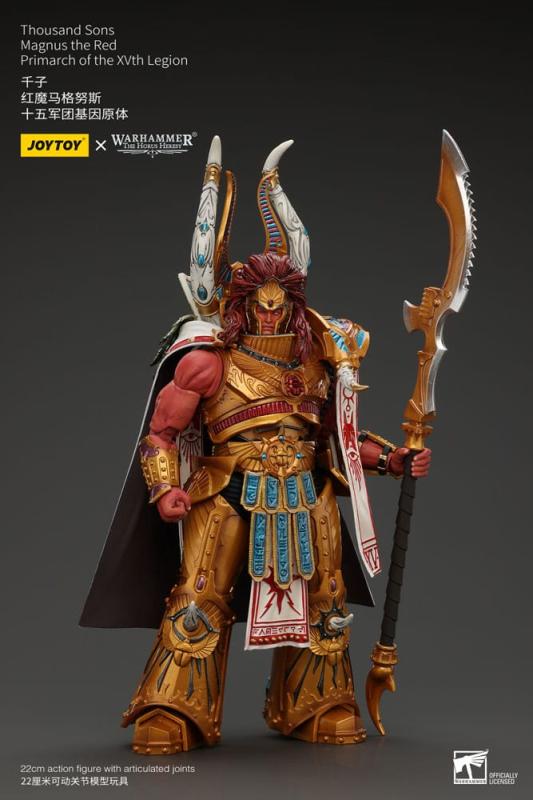 Warhammer The Horus Heresy Action Figure 1/18 Thousand sons Magnus the Red Primarch of the XVth Legi