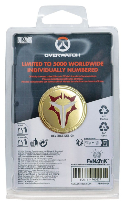 Overwatch Collectable Coin Factions Limited Edition 2