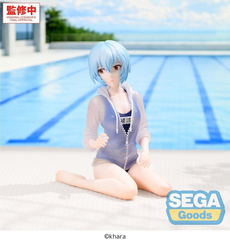 Rebuild of Evangelion Yumemirize PVC Figure Rei Ayanami School Swimsuit Ver. 13 cm 2