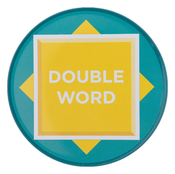 Scrabble Coaster 4-Pack Printed Metal 3