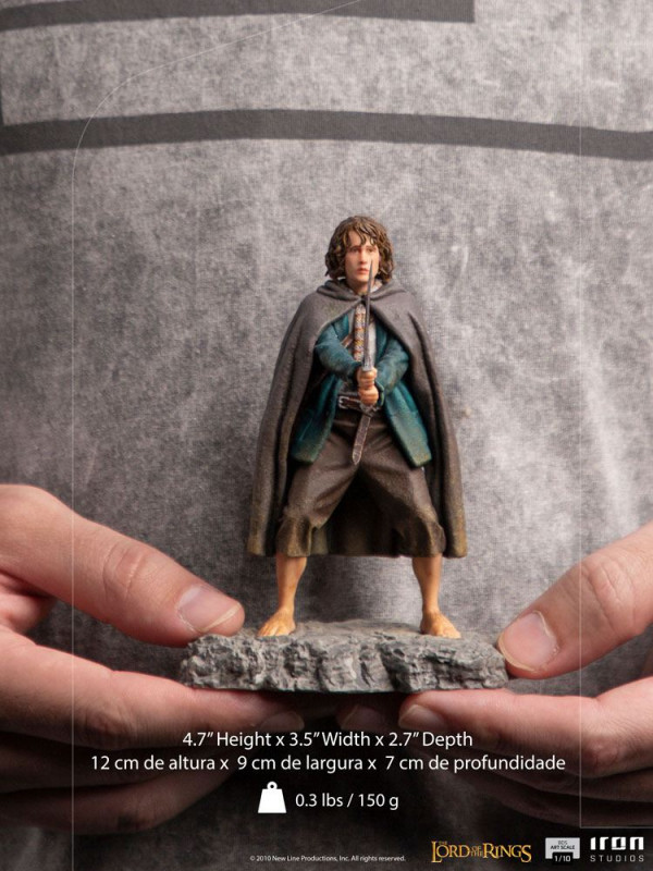 Lord Of The Rings BDS Art Scale Statue 1/10 Pippin 12 cm 6