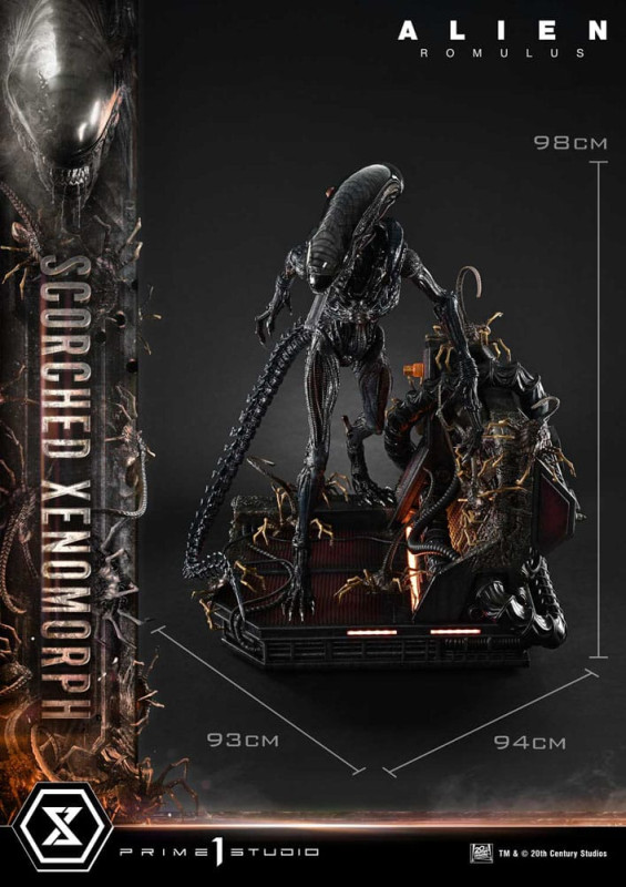 Alien: Romulus Museum Masterline XL Statue 1/3 Scorched Xenomorph 98 cm 7
