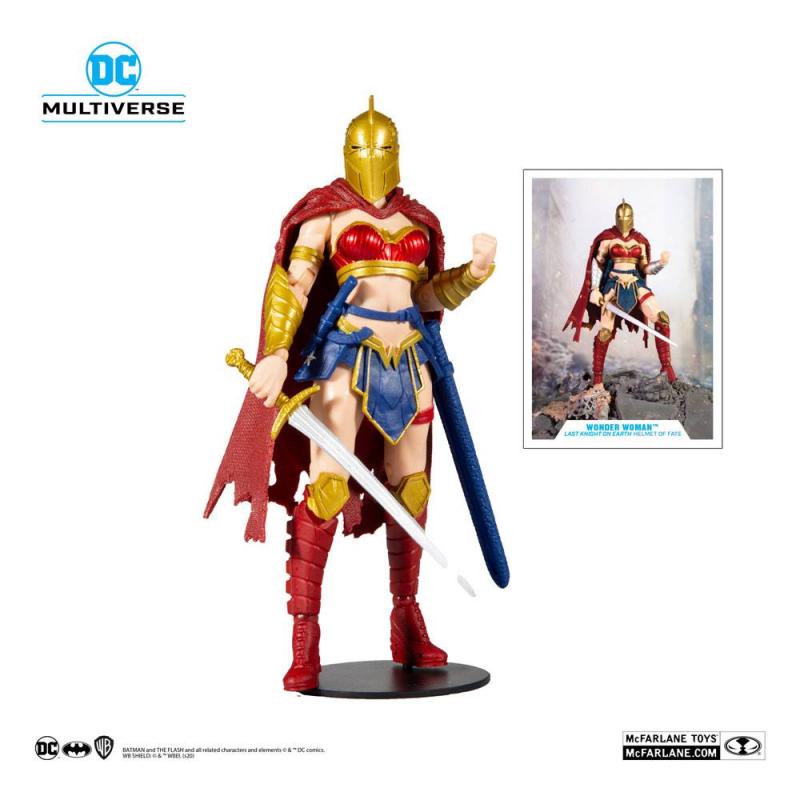DC Multiverse: LKOE Wonder Woman with Helmet of Fate 18 cm Action Figure - McFarlane Toys