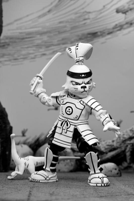 Usagi Yojimbo Action Figure Samurai Usagi Yojimbo Black & White Figure 18 cm