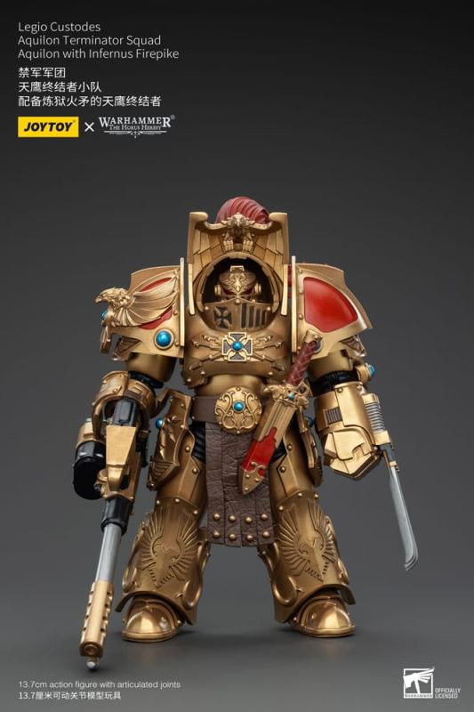 Warhammer The Horus Heresy Action Figure 1/18 Legio Custodes Aquilon Terminator Squad Aquilon with I