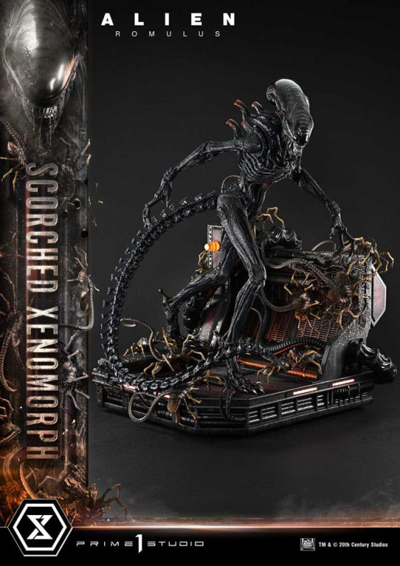 Alien: Romulus Museum Masterline XL Statue 1/3 Scorched Xenomorph 98 cm 6