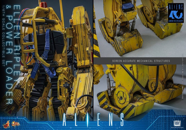 Alien Movie Masterpiece Figure Set 1/6 Ellen Ripley and Power Loader 52 cm 12