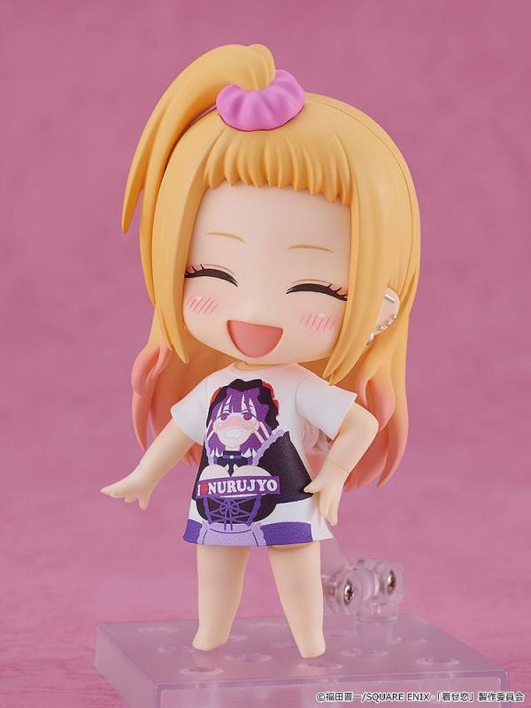 My Dress-Up Darling Nendoroid Action Figure Marin Kitagawa: Slippery Girls Full Graphic T-Shirt Ver. 2