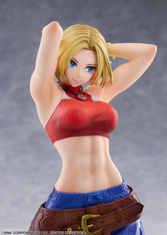 Fighting Girls Collection The King of Fighters XV PVC Figure 1/7 Blue Mary AmiAmi Limited Edition 26 6