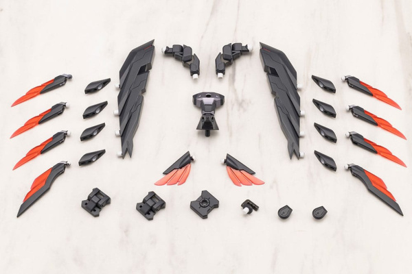 Kotobukiya M.S.G. Model Kit Accessory Set Heavy Weapon Unit 60 Wing Edge Black Ver. 1
