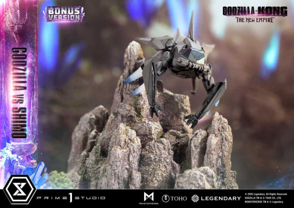 Godzilla x Kong: The New Empire Ultimate Diorama Masterline Series Statue Godzilla vs Shimo Bonus Ve 3