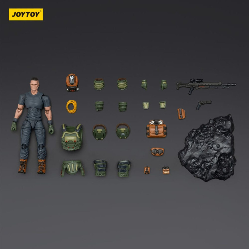 Steel Ride Corps Dark Source Action Figur Assaulter Stephen 7 cm 5