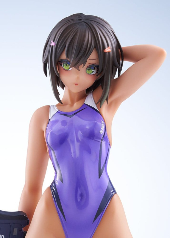 Arms Note PVC Figure 1/7 Buchou-chan of the Swimming Club Purple Swimsuit Ver. 22 cm 3