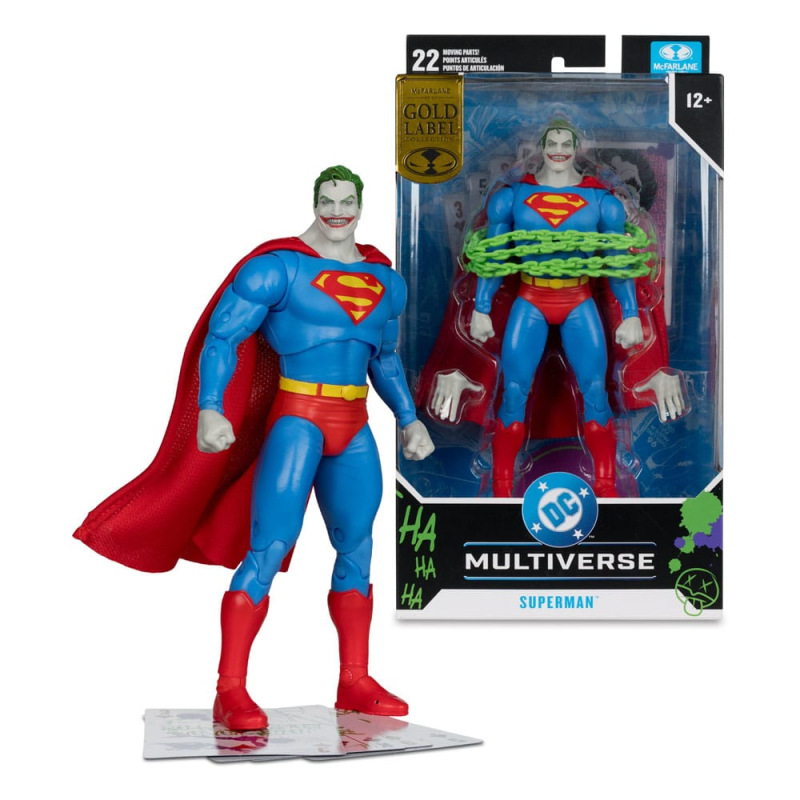 DC Comics DC Multiverse Action Figure Superman (Superman #9) (Jokerized) (Gold Label) 18 cm 3