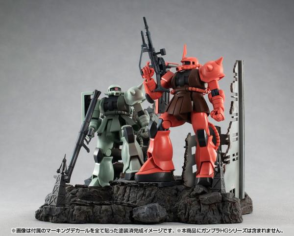 Mobile Suit Gundam Realistic Model Series Diorama G Structure GS02M The abandoned buildings in New Y