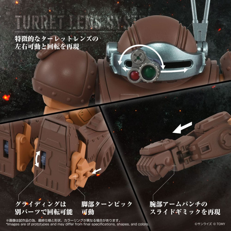 Armored Trooper Votoms Toyrise Action Figure 1/48 AT Collection 07 Scope Dog Brown Color Ver. 9 cm 1