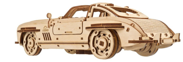 Ugears 3D Wooden Puzzle Winged Sports Coupe 6