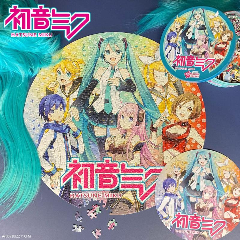 Hatsune Miku Jigsaw Puzzle Round 500 pieces 7