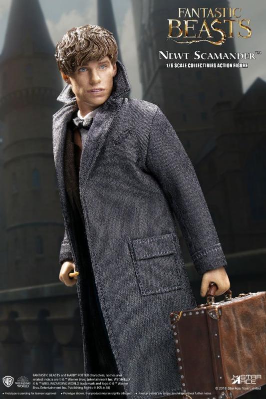 Fantastic Beasts My Favourite Movie Action Figure 1/6 Newt Scamander Grey Coat Ver. 30 cm