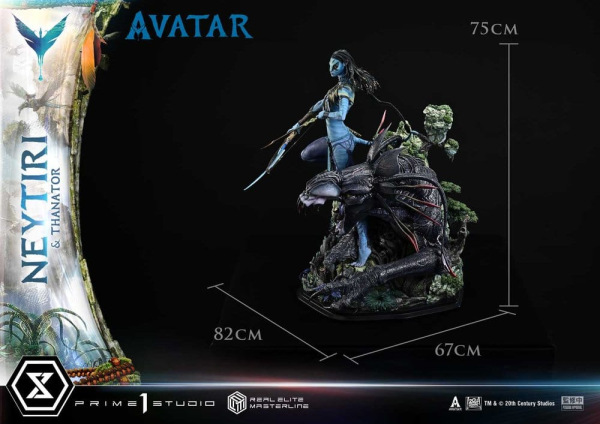 Avatar (Film) Real Elite Masterline Series Statue 1/4 Neytiri & Thanator Deluxe Bonus Version 75 cm 10