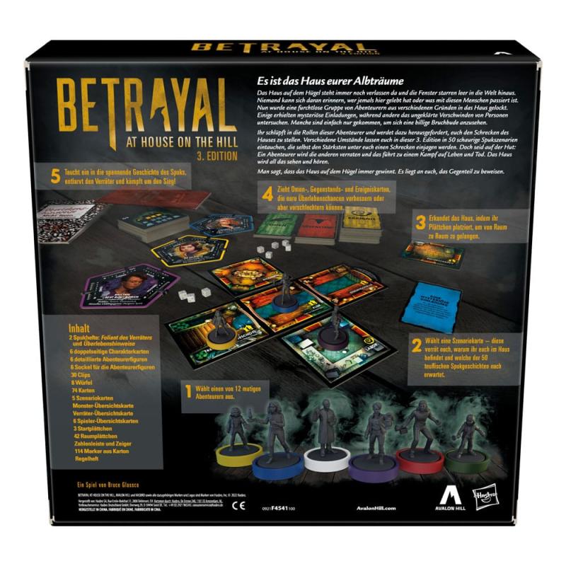 Betrayal at House on the Hill Board Game 3. Edition *German Version*