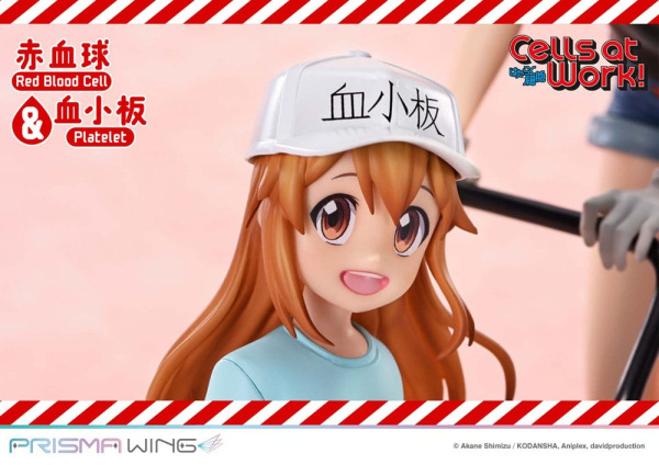 Cells at Work Prisma Wing PVC Statue Red Blood Cell & Platelet 26 cm 10