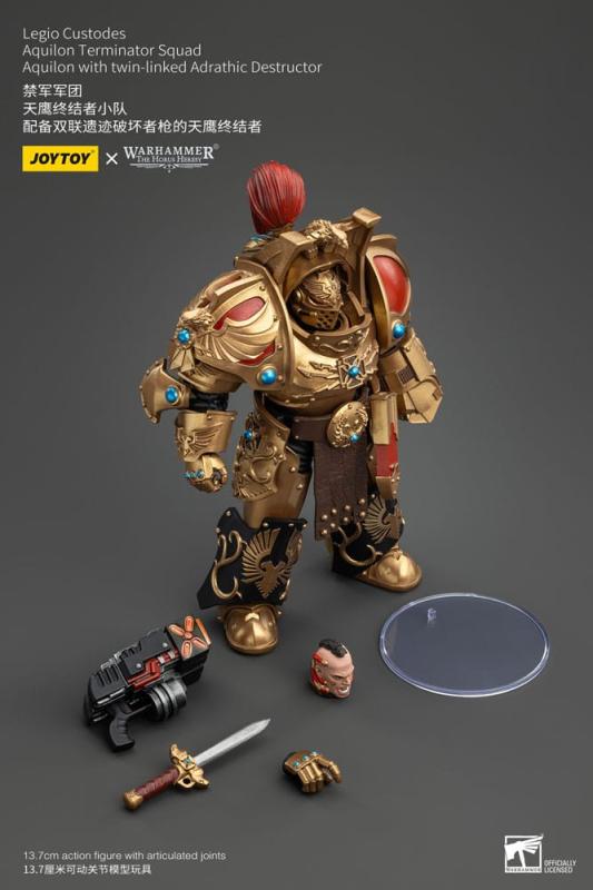 Warhammer The Horus Heresy Action Figure 1/18 Legio Custodes Aquilon Terminator Squad Aquilon with t 7