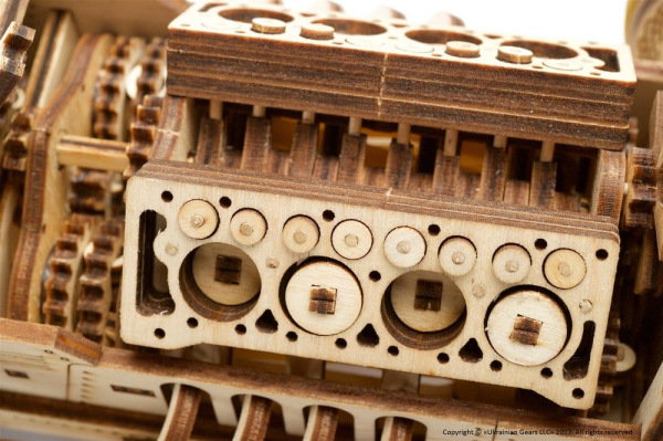 Ugears 3D Wooden Puzzle U-9 Grand Prix Car 7