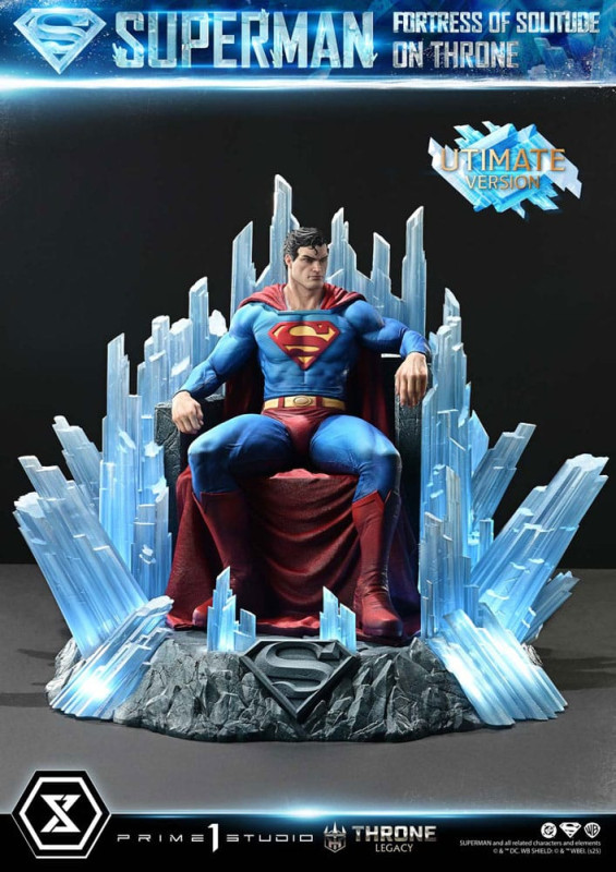 DC Comics Throne Legacy Collection Statue Statue 1/4 Superman Fortress of Solitude on Throne (Design