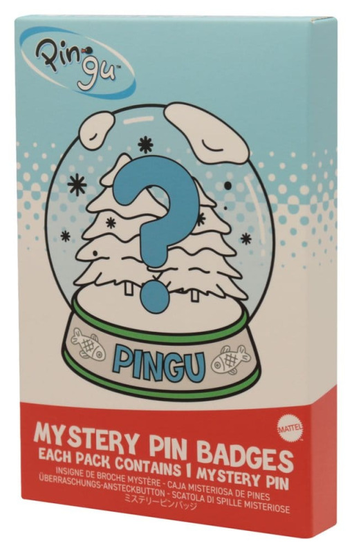 Pingu Mystery Pin Badges Blind Box Display (12) 8
