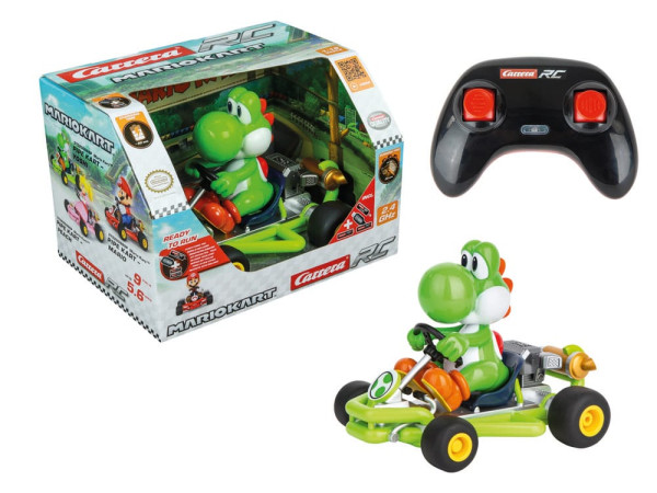 Super Mario Kart RC remote-controlled Car 1/18 2.4GHz Pipe Kart Yoshi 1