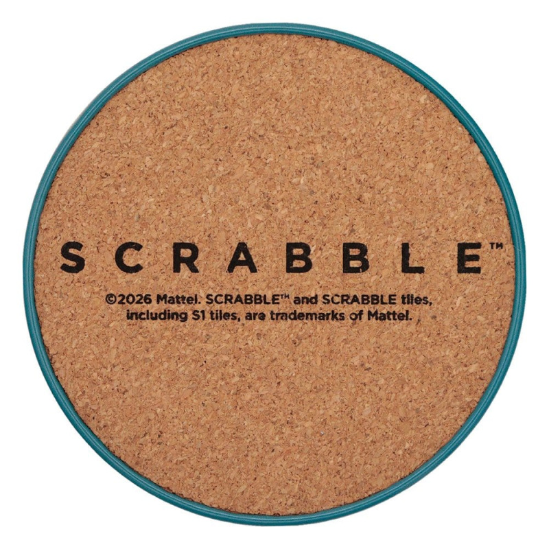 Scrabble Coaster 4-Pack Printed Metal 1