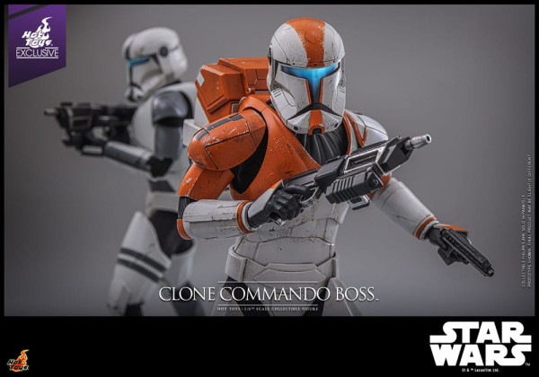 Star Wars: The Clone Wars Action Figure 1/6 Clone Commando Boss Hot Toys Exclusive 30 cm 13