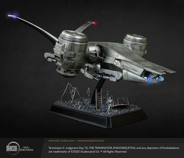 Terminator 2 Judgment Day Replica Aerial Hunter Killer 30th Anniversary Edition 60 cm 2