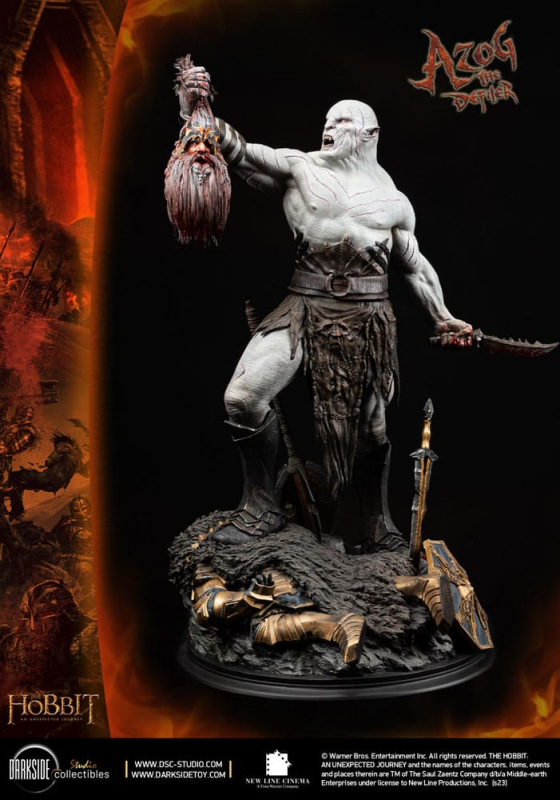 The Hobbit QS Series Statue 1/4 Azog The Defiler John Howe Signature Edition Edition 68 cm 9