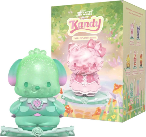 Sanrio Earth Explorer Series Kandy 4 inch Vinyl Figure Blind Box Display (6) 4