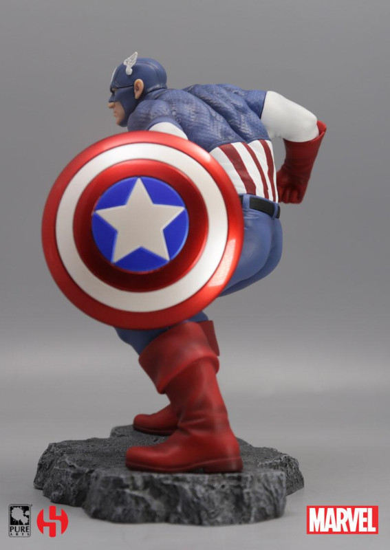 Marvel Comics Civil War Statue 1/8 Captain America 22 cm 4