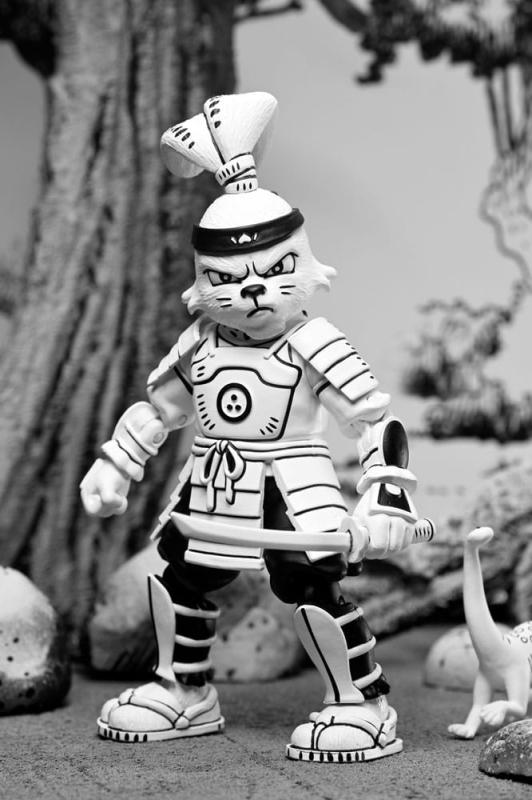 Usagi Yojimbo Action Figure Samurai Usagi Yojimbo Black & White Figure 18 cm