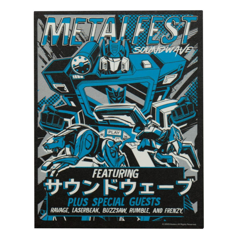 Transformers Replica Soundwave Cassette Limited Edition 2
