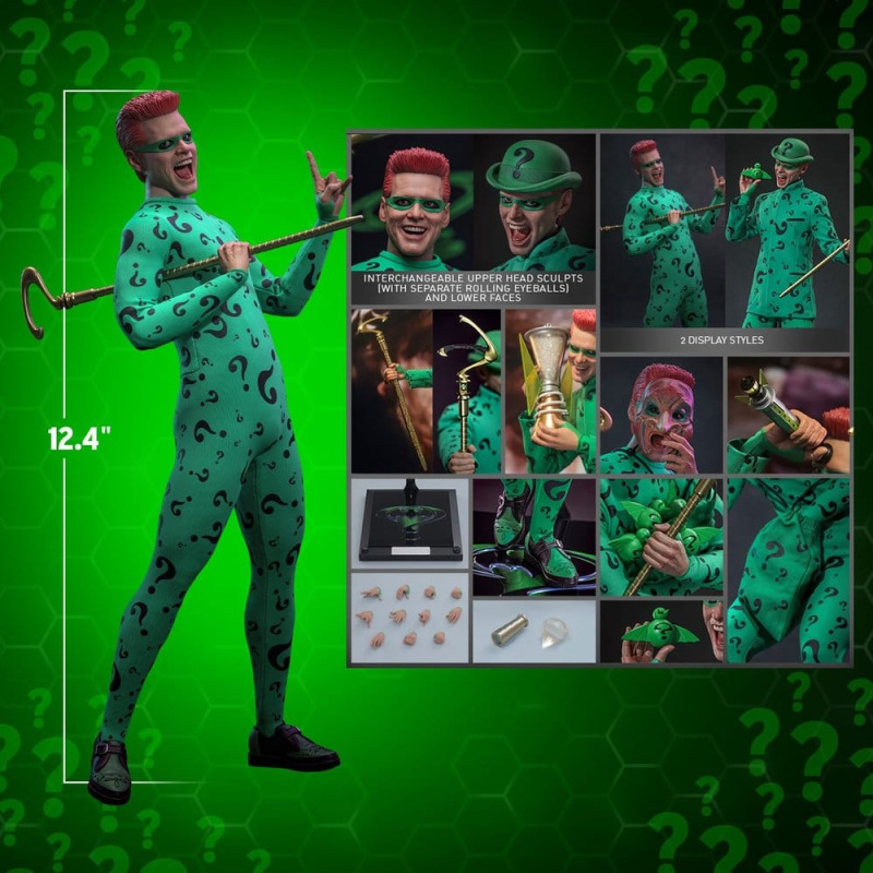 DC Comics Batman Forever Movie Masterpiece Action Figure 1/6 Riddler 31 cm 13