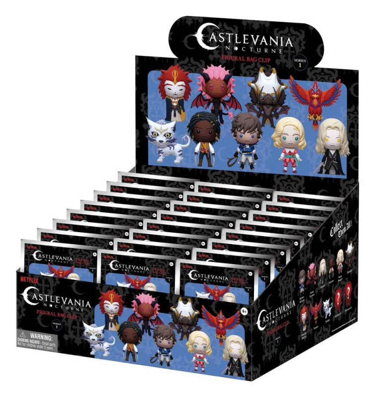 Castlevania Nocturne 3D Foam Bag Clips Serie 1 Display (24)