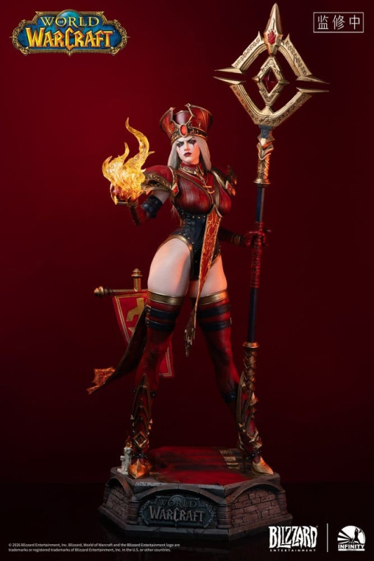World of Warcraft Silicone Statue 1/3 Sally Whitemane 108 cm 5