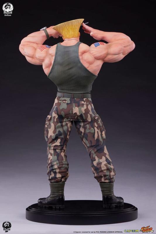 Street Fighter 6 PVC Statue 1/4 Guile Deluxe Edition 50 cm 7