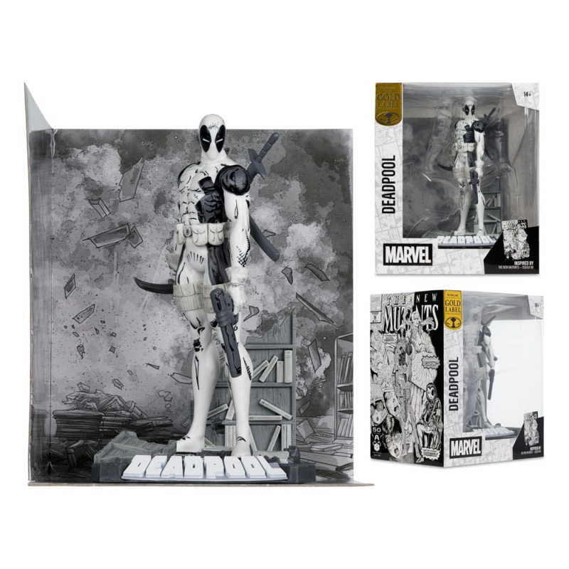 Marvel Collection PVC Statue 1/10 Deadpool (The New Mutants #98) (Line Art) (Gold Label) 17 cm 4