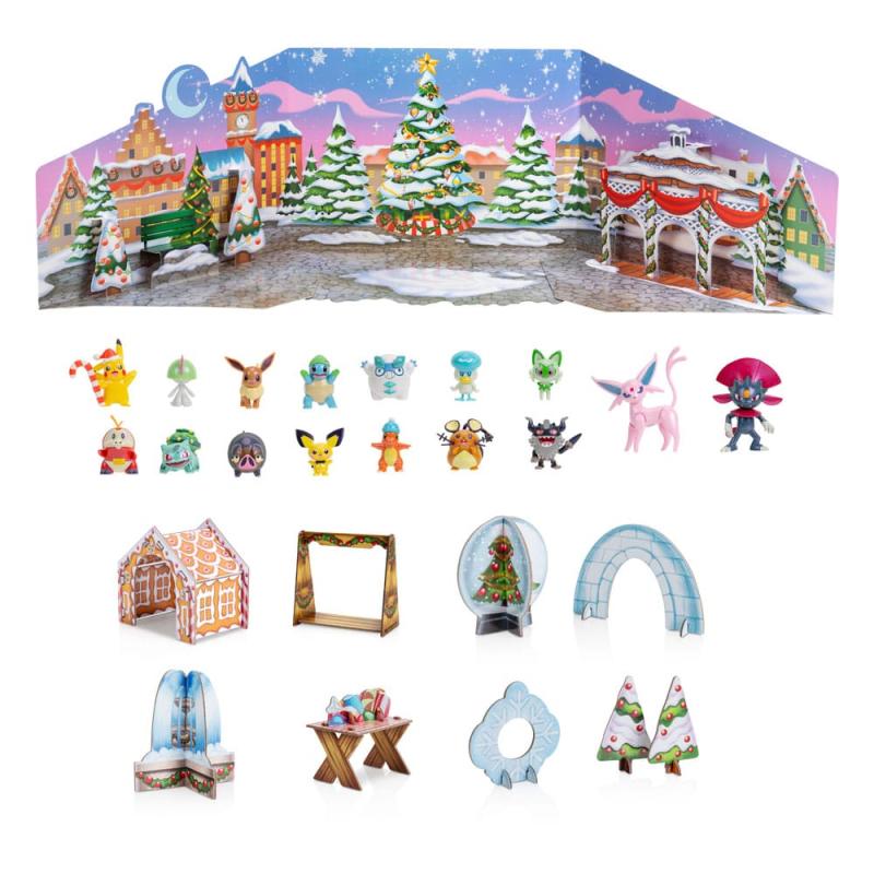 Pokémon Battle Figures Deluxe Advent Calendar Holiday 2024 *Version EN/FR*